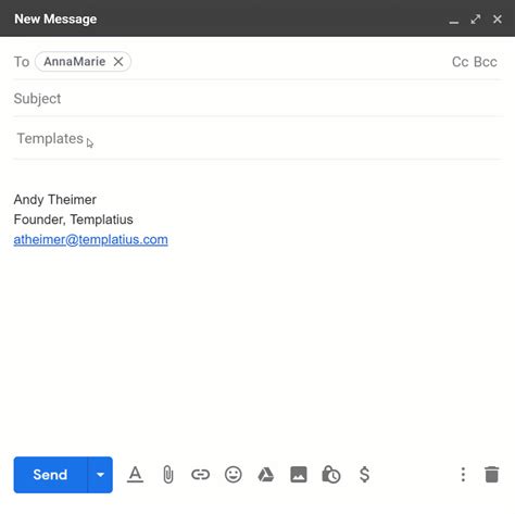 gmail email templates google chrome